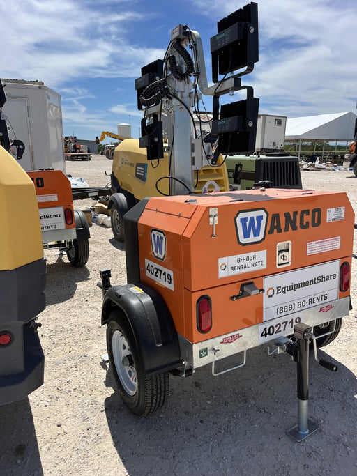 2024 Wanco WLTT-4MM4K Diesel, Deep Sea Controller, Shore Power Plug, Auto Start, (4) 350W LED Floodlights, 4kW Generator, 60 Gal Fuel Tank, 2" Ball, T3
