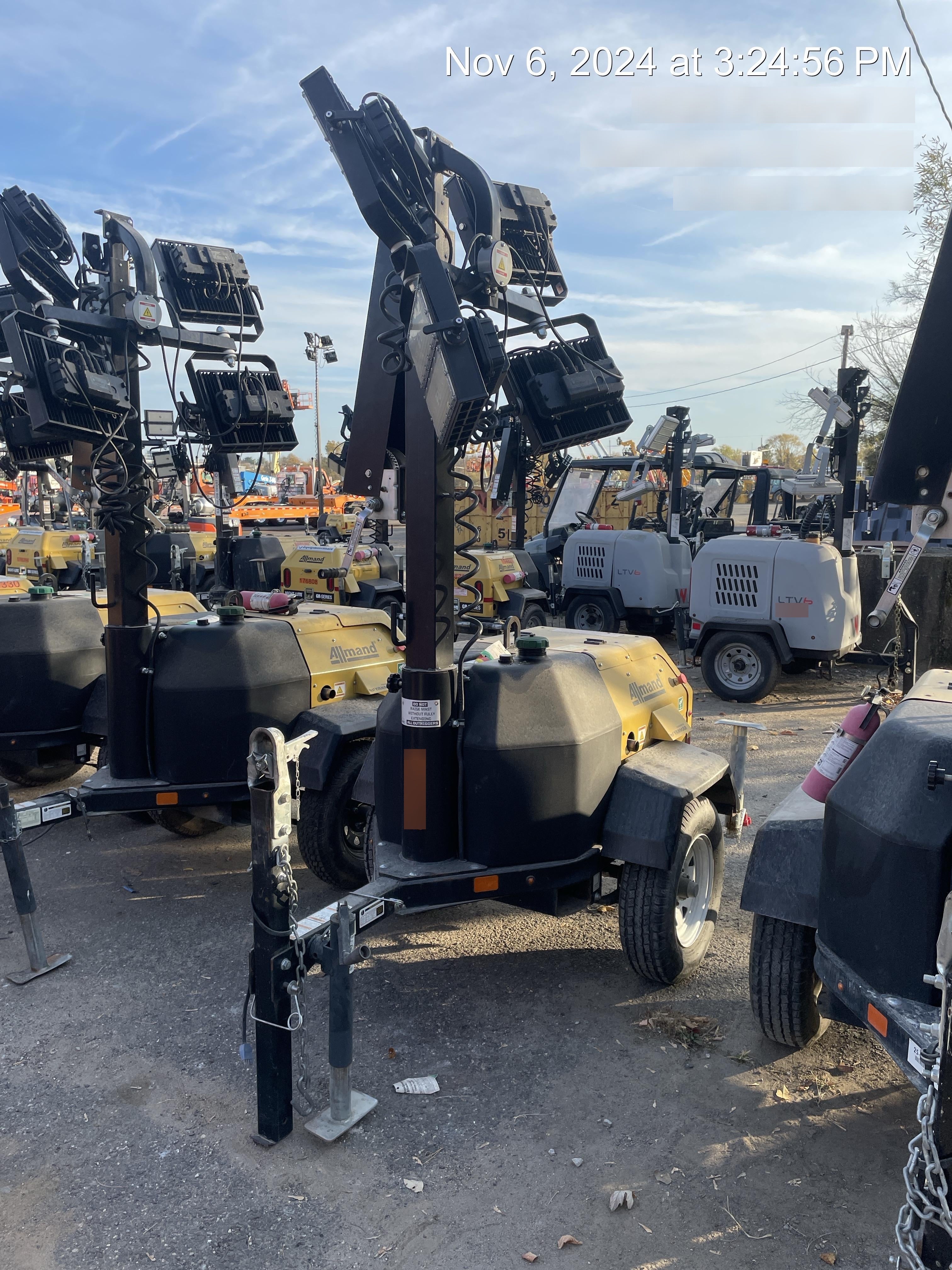 Allmand NLV3GR 3kW Light Plant - LED