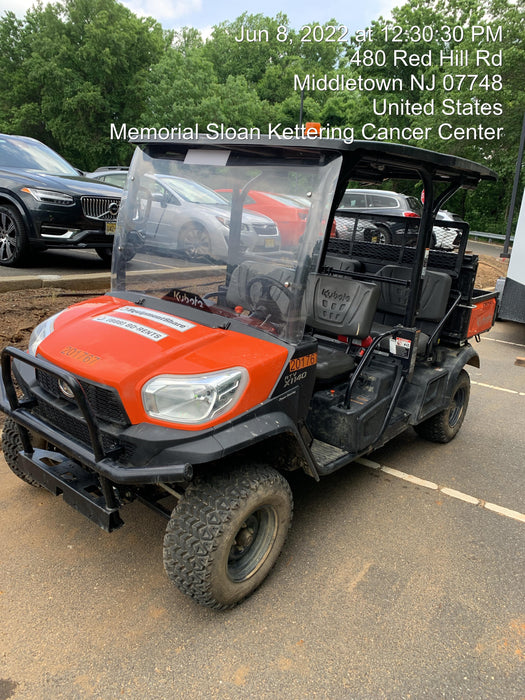2022 Kubota RTV-X1140W-H Plastic Canopy, Windshield Acrylic Clear, LED Strobe Light, Wire Harness Kit, Back up Alarm