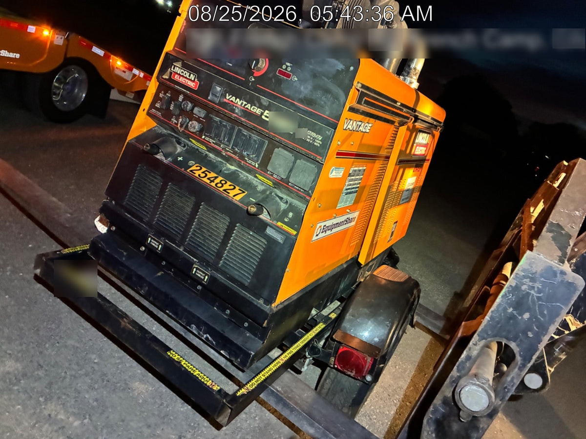2022 Lincoln Electric Vantage 549X Crosslink Technology, Trailer Mounted, ES Decals, T3