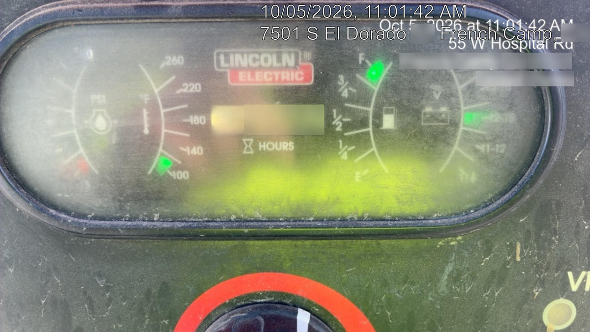 2021 Lincoln Electric Vantage 549X Ready Pak 3, ORANGE (includes trailer, cable rack, fender light kit)