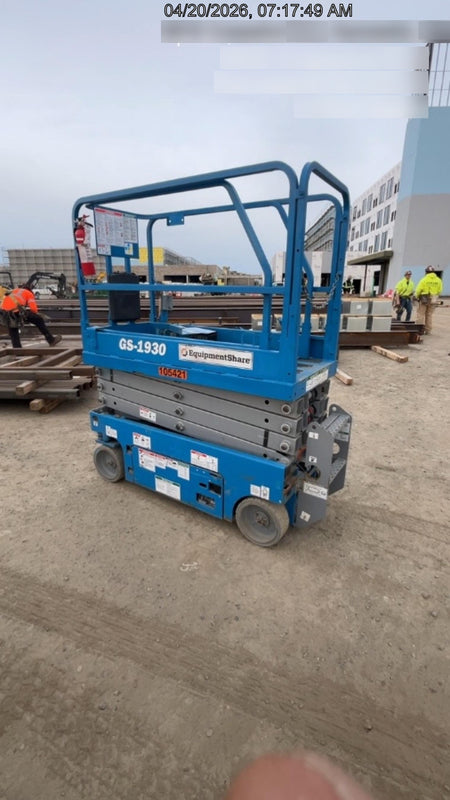 2020 Genie GS-1930 Standard Machine, 800W Inverter