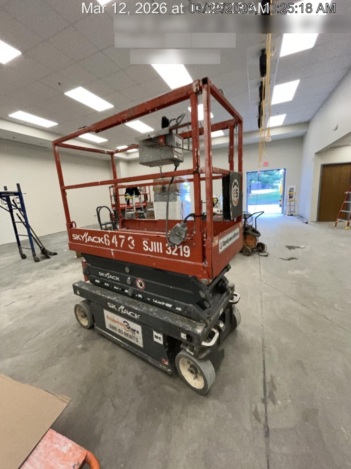 2017 Skyjack SJIII-3219 Skyjack SJ3219, Extended Warranty 5yr/5k hr