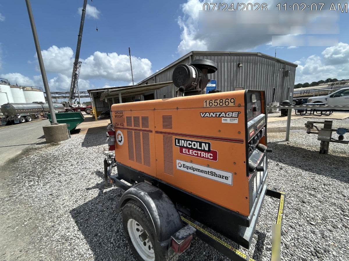 2021 Lincoln Electric Vantage 549X Ready Pak 3, ORANGE (includes trailer, cable rack, fender light kit)