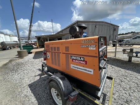 2021 Lincoln Electric Vantage 549X Ready Pak 3, ORANGE (includes trailer, cable rack, fender light kit)