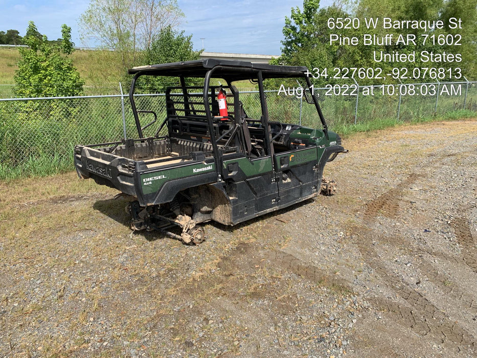 2019 Kawasaki Mule PRO-DXT Standard Options, Backup Alarm, Beacon, Plastic Hard Top, Poly Windshield, Horn Kit