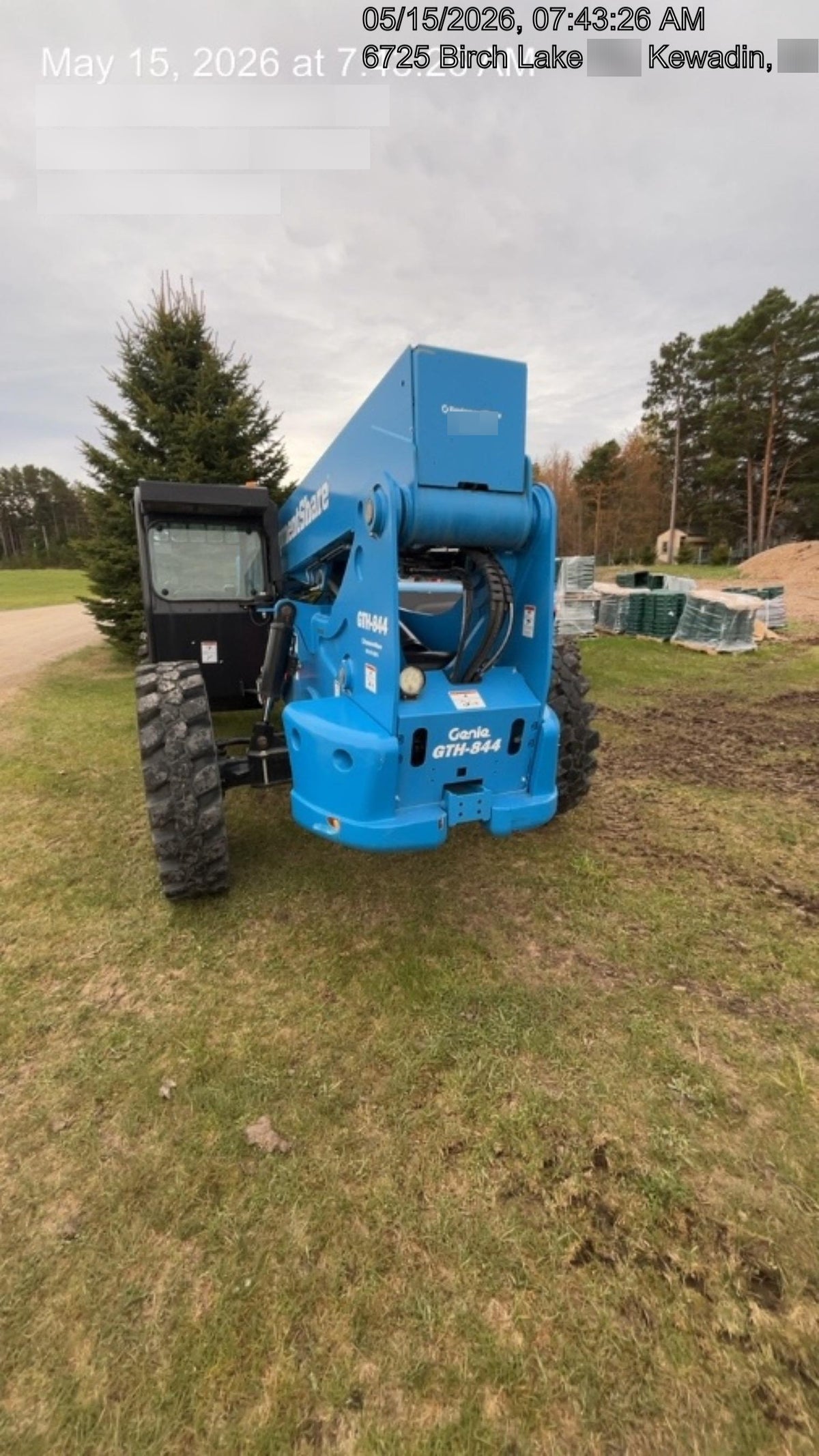 2024 Genie GTH-844 74Hp Dsl, Cab/Heat/Air, Sld Tires, LED WL, Bcn, L Hook, T3 + Access Control