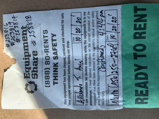 Genie RL4V2 RL4V2- 6KW, 60 HZ GENERATOR W 10.7 HP KOHLER DIESEL