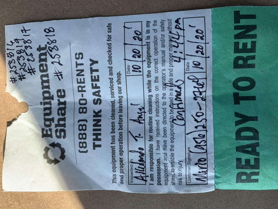 Genie RL4V2 RL4V2- 6KW, 60 HZ GENERATOR W 10.7 HP KOHLER DIESEL