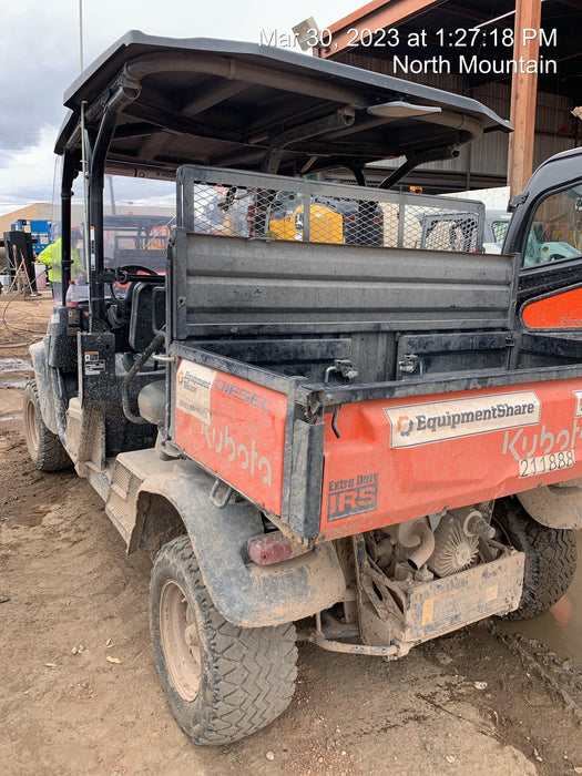 2022 Kubota RTV-X1140W-H Plastic Canopy, Windshield Acrylic Clear, LED Strobe Light, Wire Harness Kit, Back up Alarm