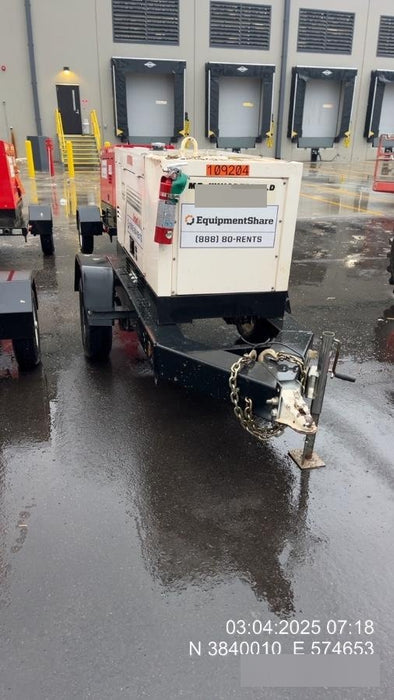 2020 Multiquip DLW400ESA4 400 amp Welder, 14kW, 120/240V, T4F Kubota, Trailer