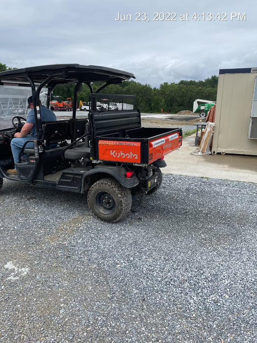 2022 Kubota RTV-X1140W-H Plastic Canopy, Windshield Acrylic Clear, LED Strobe Light, Wire Harness Kit, Back up Alarm