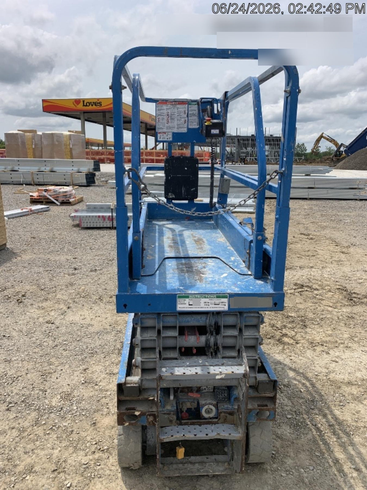 2019 Genie GS-1930 Fixed rails with chain Entry