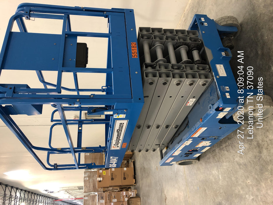 2019 Genie GS-4047 Folding rails with half height swing gate