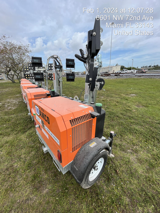 2023 Wanco WLTT-4MM4K Diesel, Deep Sea Controller, Shore Power Plug, Auto Start, (4) 350W LED Floodlights, 4kW Generator, 60 Gal Fuel Tank, 2" Ball, T3