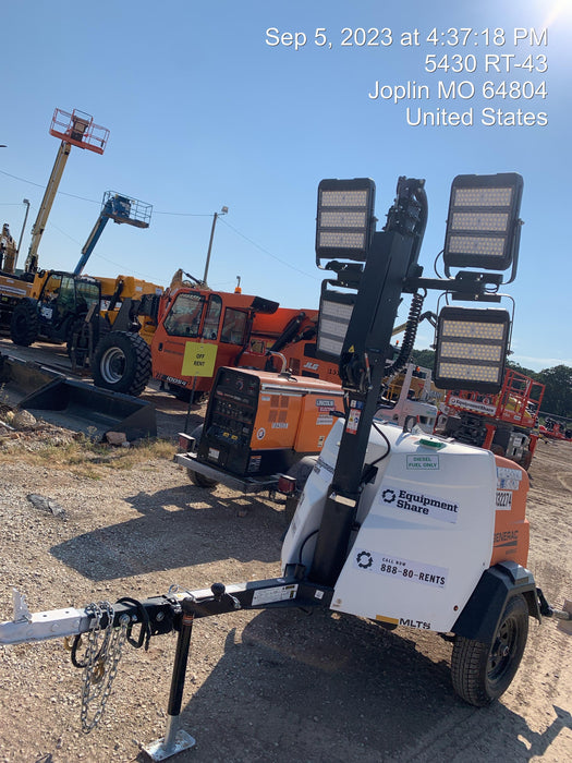 2023 Generac MLT2 Diesel, Flex Switch 120V Input, Powerzone Controller, (4) 320W LED Lights, 4kW Generator, 39.9 Gal Fuel Tank, 2" Ball, T3