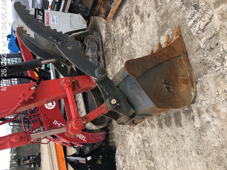 2020 Link-Belt 80X3EX 7'2" ARM, 17.7" rubber tracks, Multi function aux hydraulics