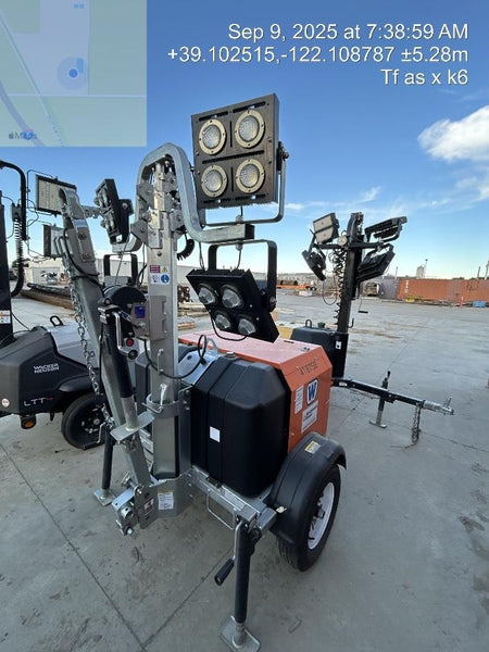 2024 Wanco WLTT-4MM4K Diesel, Deep Sea Controller, Shore Power Plug, Auto Start, (4) 350W LED Floodlights, 4kW Generator, 60 Gal Fuel Tank, 2" Ball, T3