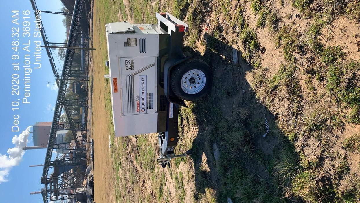 2020 Multiquip DLW400ESA4 400 amp Welder, 14kW, 120/240V, T4F Kubota, Trailer