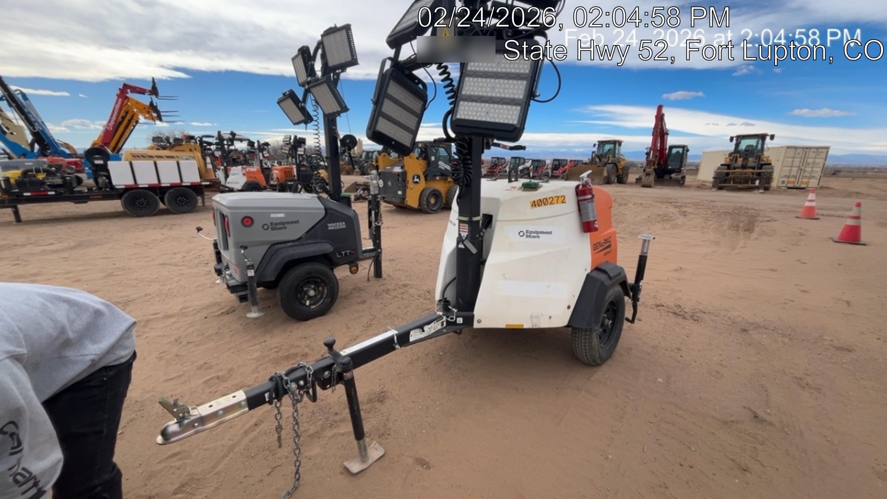 2024 Generac MLT2 Diesel, Flex Switch 120V Input, Powerzone Controller, 
(4) 320W LED Lights, 4kW Generator, 39.9 Gal Fuel Tank, 2" Ball, T3