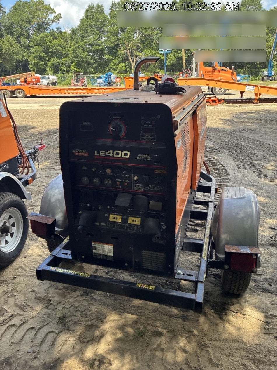 2022 Lincoln Electric LE400 Kubota V1505, Trlr, Cable Rack, Light Kit, ES Decals, T3