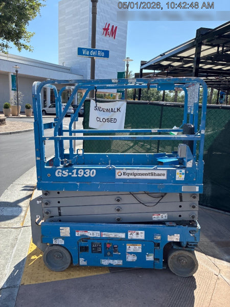 2019 Genie GS-1930 Half Height Swing Gate, 800W Inverter