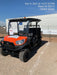 2021 Kubota RTV-X1140W-H Plastic Canopy, Windshield Acrylic Clear, LED Strobe Light, Wire Harness Kit, Back up Alarm