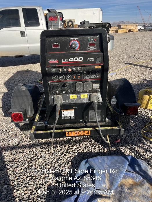 2024 Lincoln Electric LE400 Kubota V1505, Trlr, Cable Rack, Light Kit, ES Decals, T3