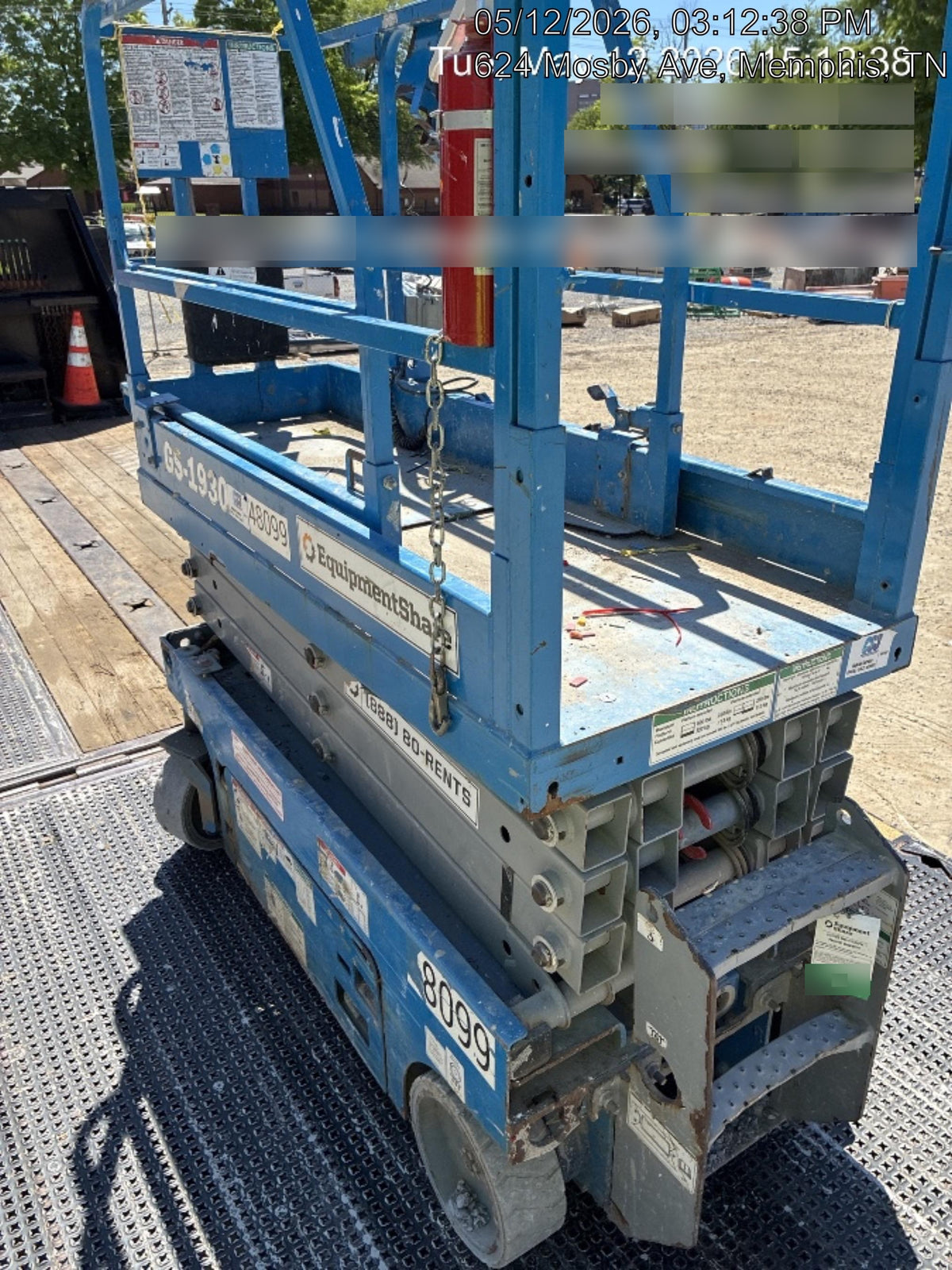 2019 Genie GS-1930 Fixed Rails with Chain Entry