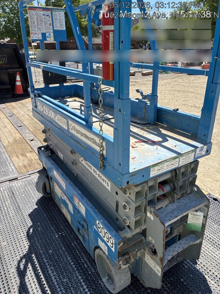2019 Genie GS-1930 Fixed Rails with Chain Entry