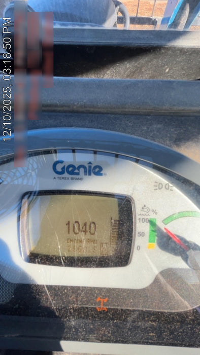 2019 Genie GTH-1056 Cab/Heat/AC, Solid RT Tires, LED Work Lights, Beacon 60" QA Carriage, 60" Forks