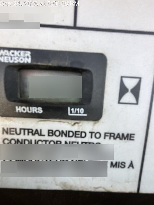 2019 Wacker Neuson LTV6K-MH Power mast, 1100W MH, Fuel Sensors, Wiring Harness