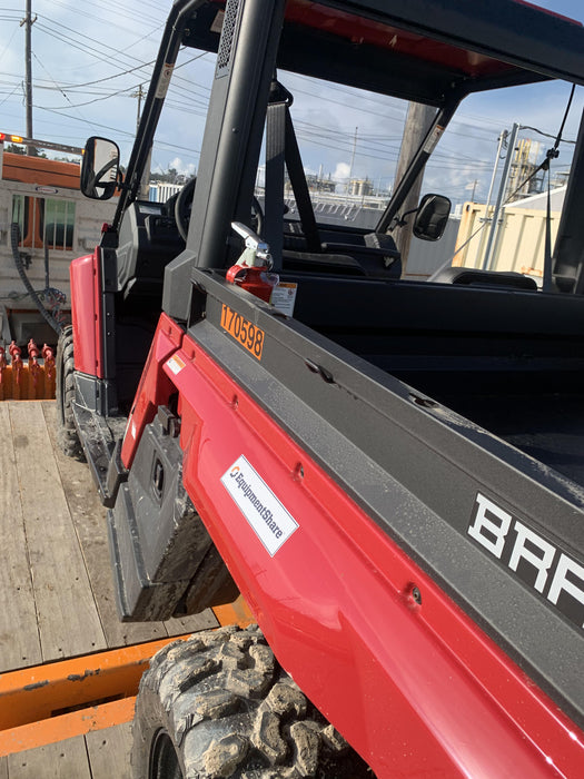 2021 Yanmar YU1000 Canopy, Steel Wheel, Poly WindShield, Beacon, Backup Alarm