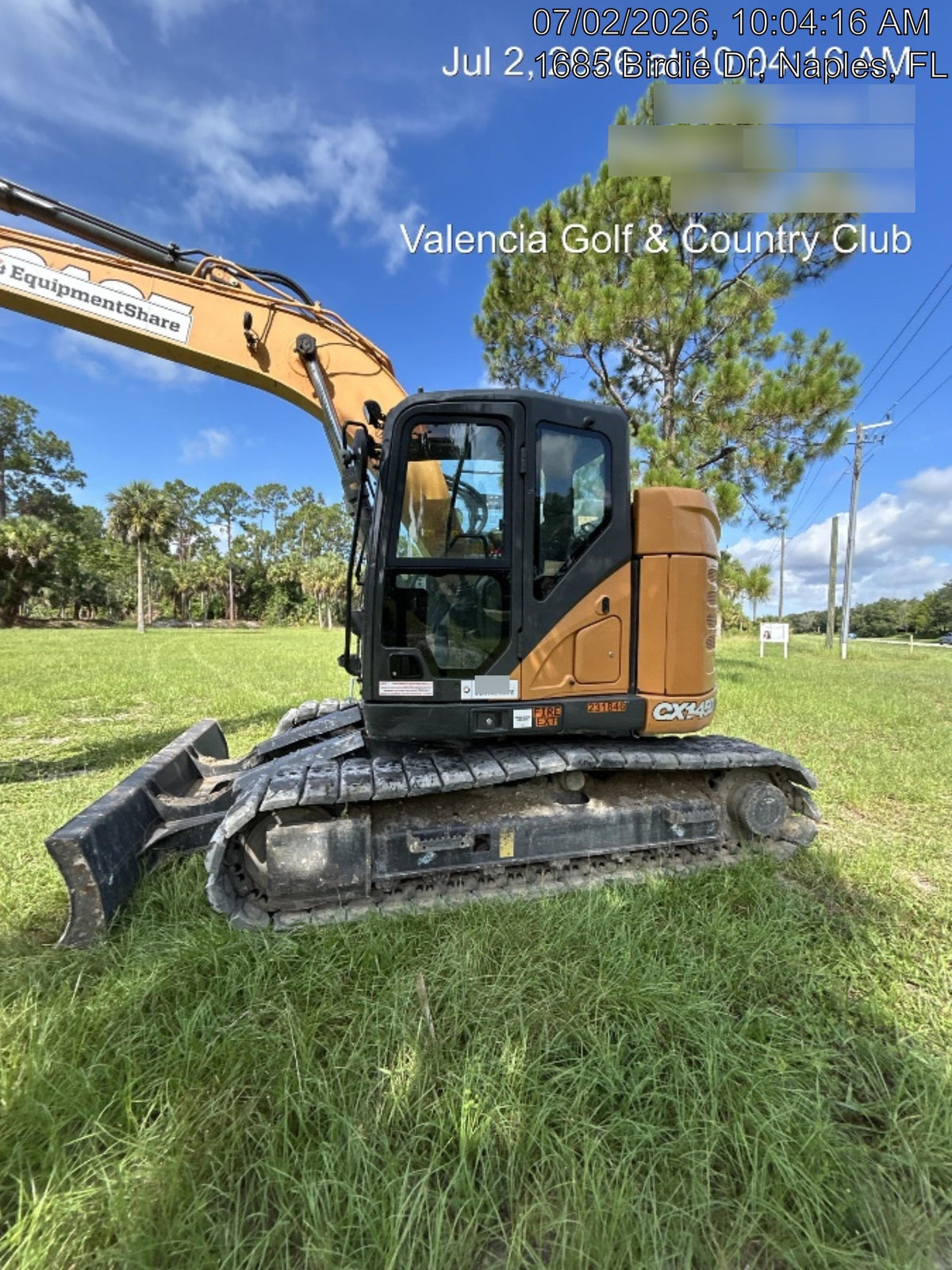 2022 CASE CX145D SR