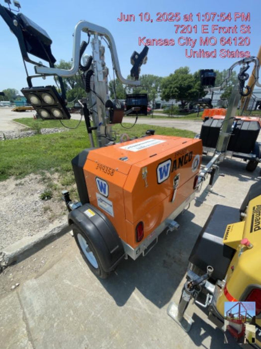 2024 Wanco WLTT-4MM4K Diesel, Deep Sea Controller, Shore Power Plug, Auto Start, (4) 350W LED Floodlights, 4kW Generator, 60 Gal Fuel Tank, 2" Ball, T3