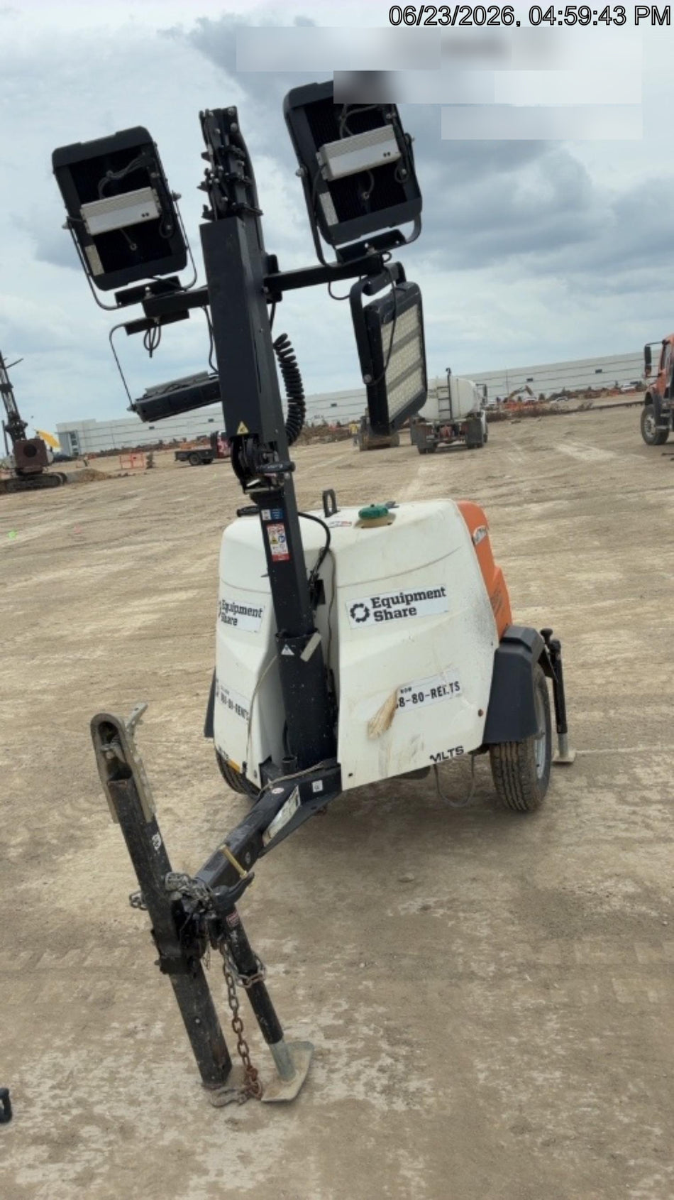 2023 Generac MLT2 Diesel, Flex Switch 120V Input, Powerzone Controller, (4) 320W LED Lights, 4kW Generator, 39.9 Gal Fuel Tank, 2" Ball, T3