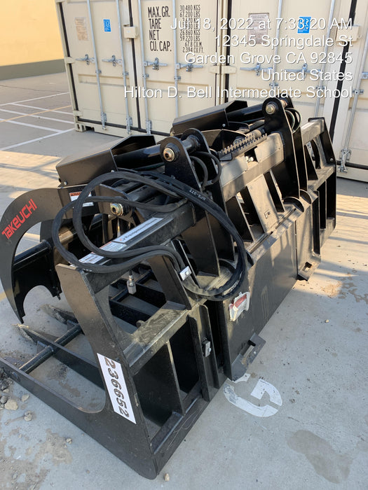 2022 TAKEUCHI 84" Grapple Bucket - Takeuchi