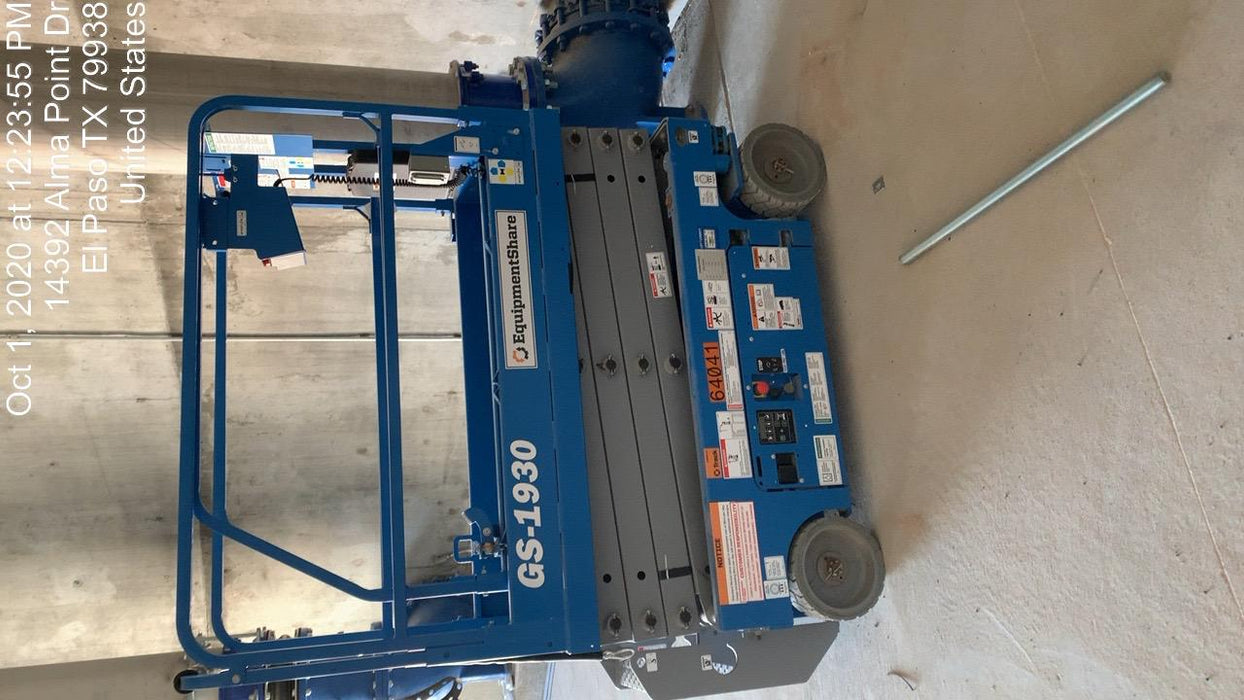 2020 Genie GS-1930 Standard Machine