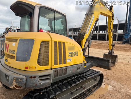 2018 Wacker Neuson ET90 ET90 18K Excavator, Cab, Hydraulic Thumb , Bucket 36, 24", 12"