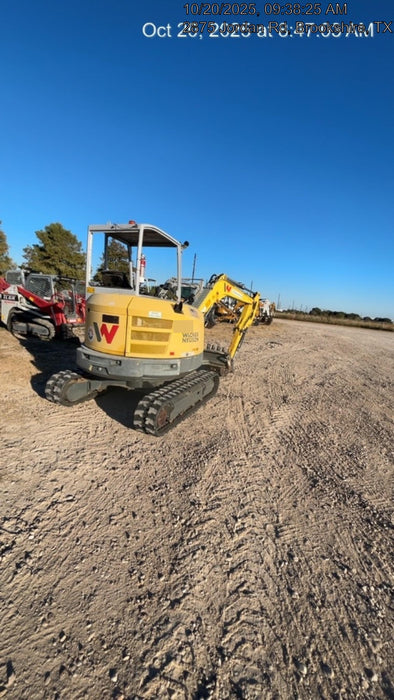 2020 Wacker Neuson EZ36 MX,TRK,LONG,CANOPY w/QC Coupler, 12"/18"/24" HD Buckets