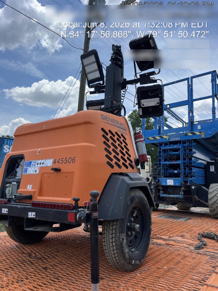 2024 Generac MLT6SKDS-STD4 ELEC WINCH Diesel, Electric Winch Mast, Powerzone Controller, (4) 320W LED Lights, 4kW Generator, 39.9 Gal Fuel Tank, 2" pintle, T3