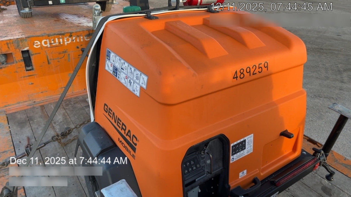 2025 Generac MLTS-4 Diesel, Mitsubishi L2E, 7.1 hp @1800 rpm, Flex Switch 120V Input, Powerzone Controller, (4) 320W LED Lights, 4kW Generator, 39.9 Gal Fuel Tank, 2" Ball, T3, ES Decals