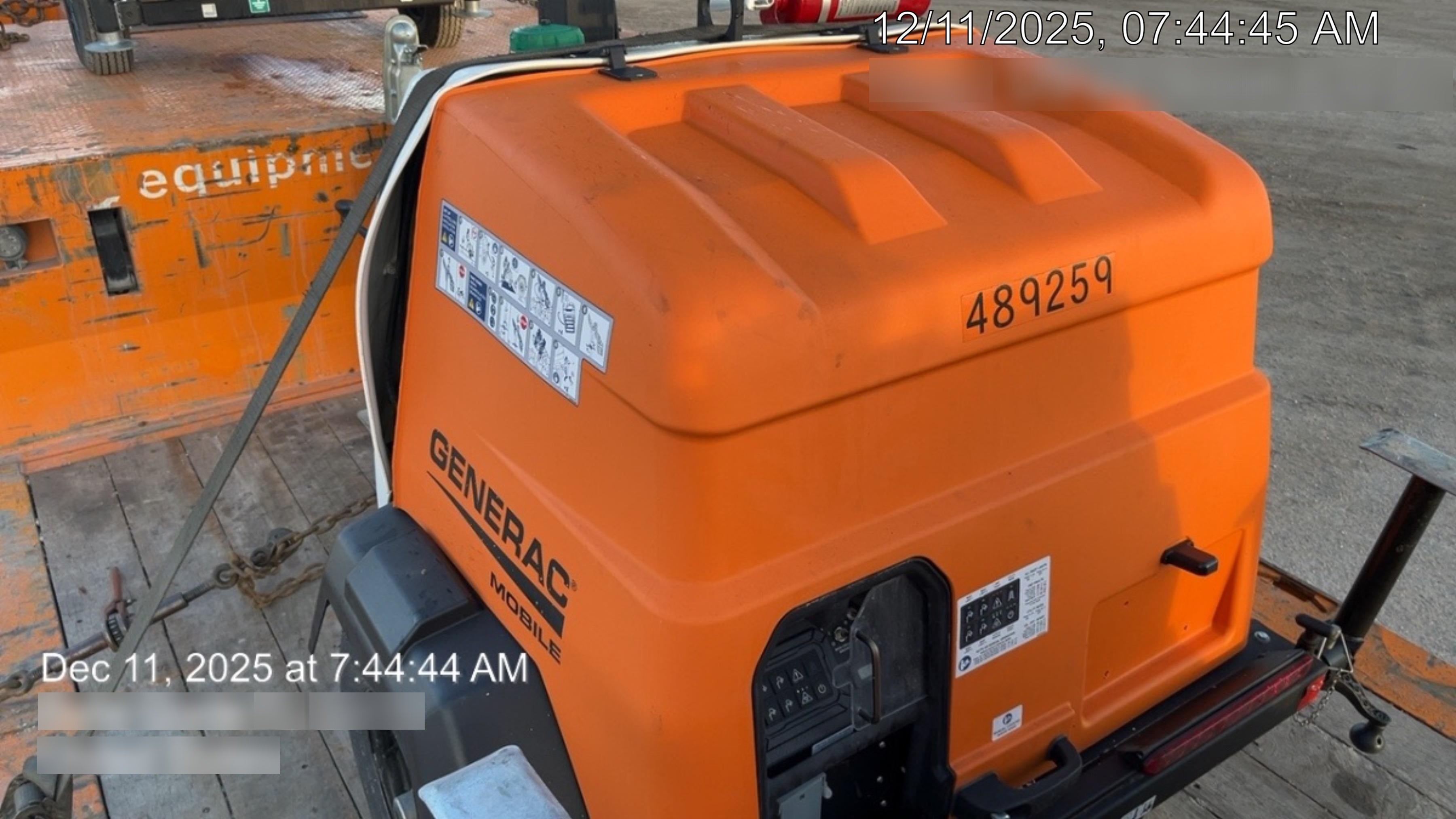 2025 Generac MLTS-4 Diesel, Mitsubishi L2E, 7.1 hp @1800 rpm, Flex Switch 120V Input, Powerzone Controller, (4) 320W LED Lights, 4kW Generator, 39.9 Gal Fuel Tank, 2" Ball, T3, ES Decals