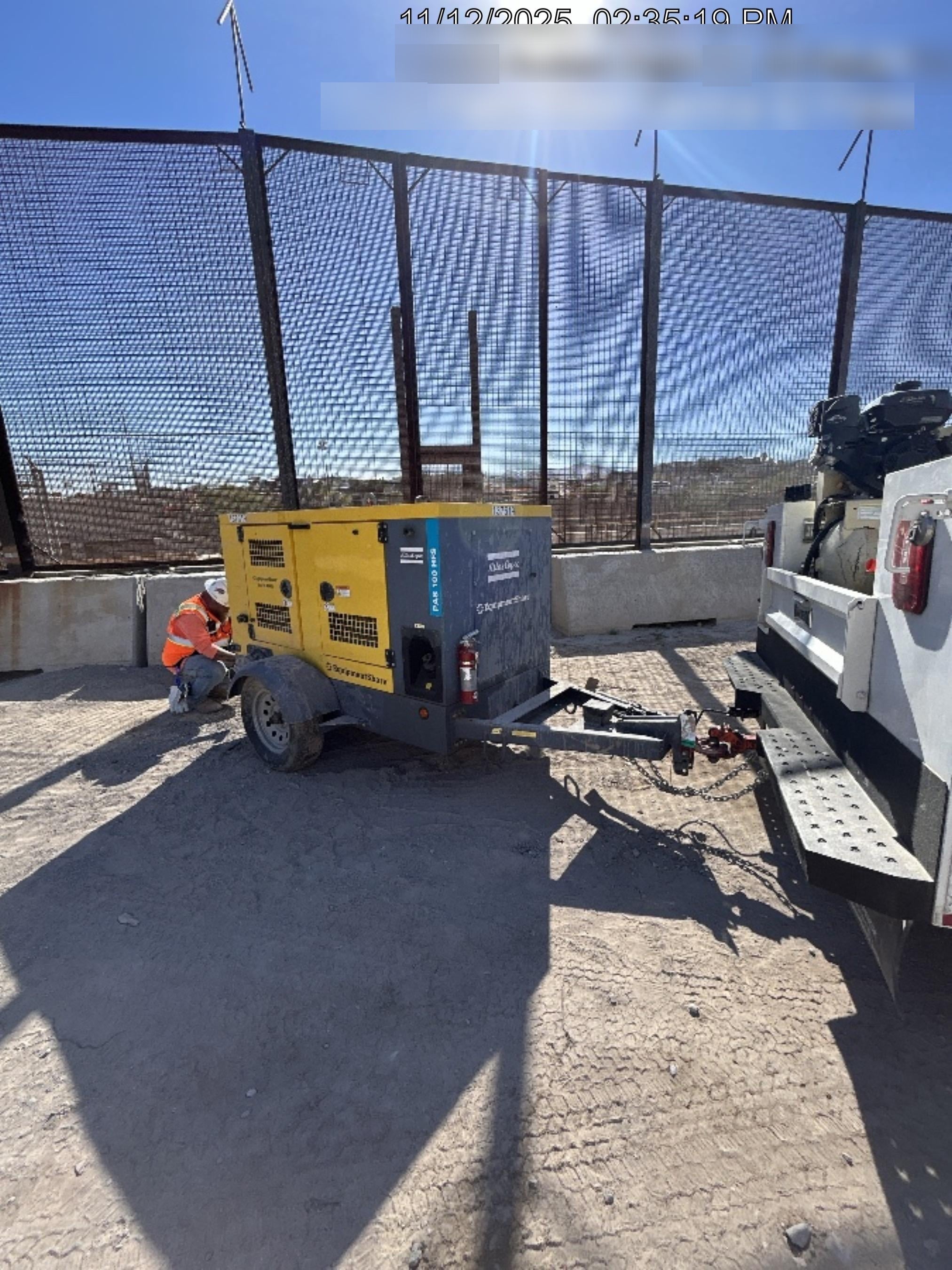 2021 ATLAS COPCO PAS 100 HF CS Enclosed