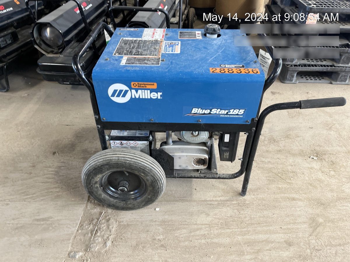 2023 Miller Electric Blue Star 185 Engine Driven Welder, Electric Start, 13 hp, Gas, 6,500 W Peak 907664