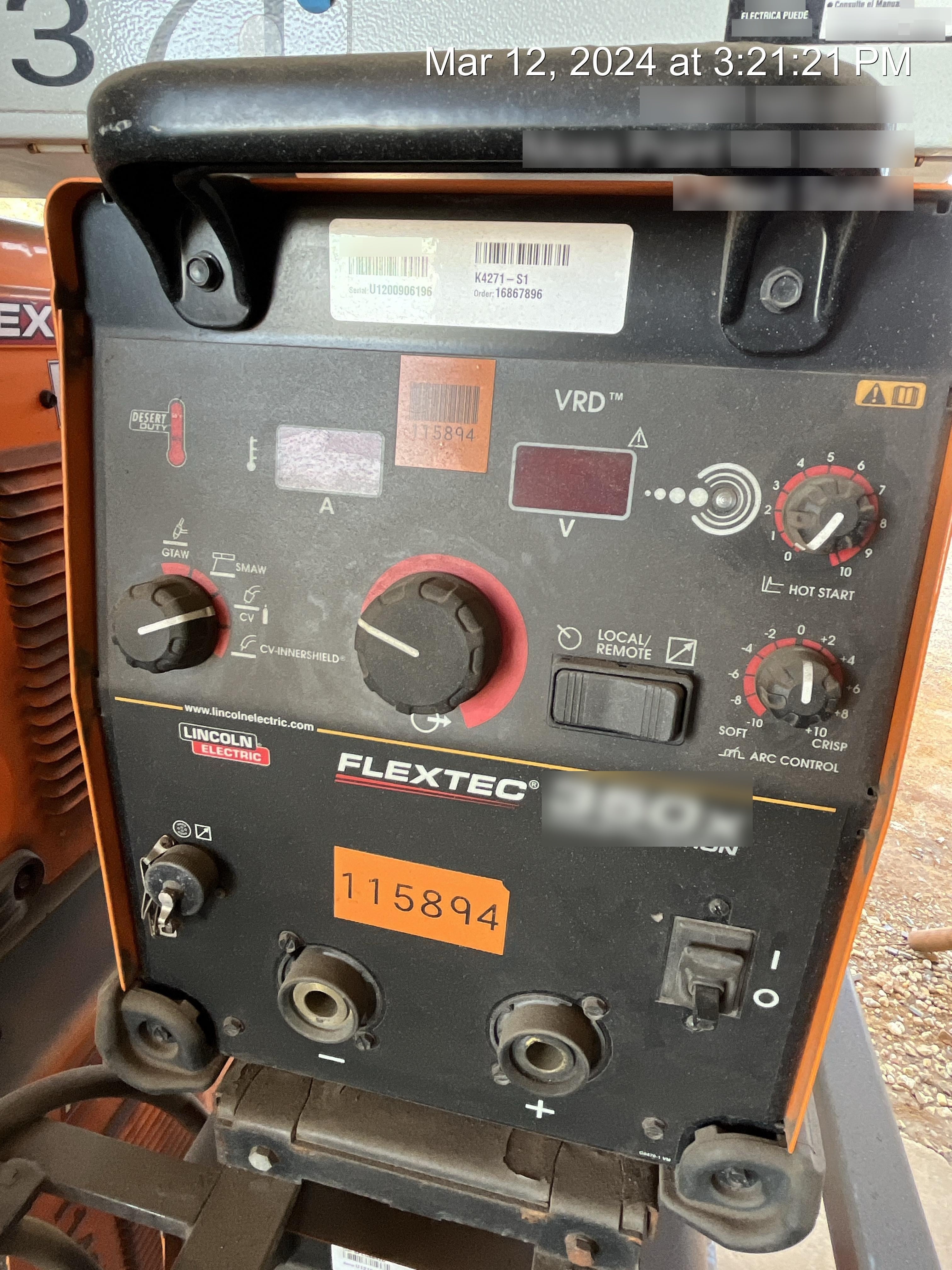 2020 LINCOLN ELECTRIC FLEXTEC 350X