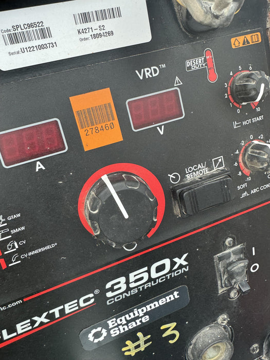 2022 LINCOLN ELECTRIC FLEXTEC 350X