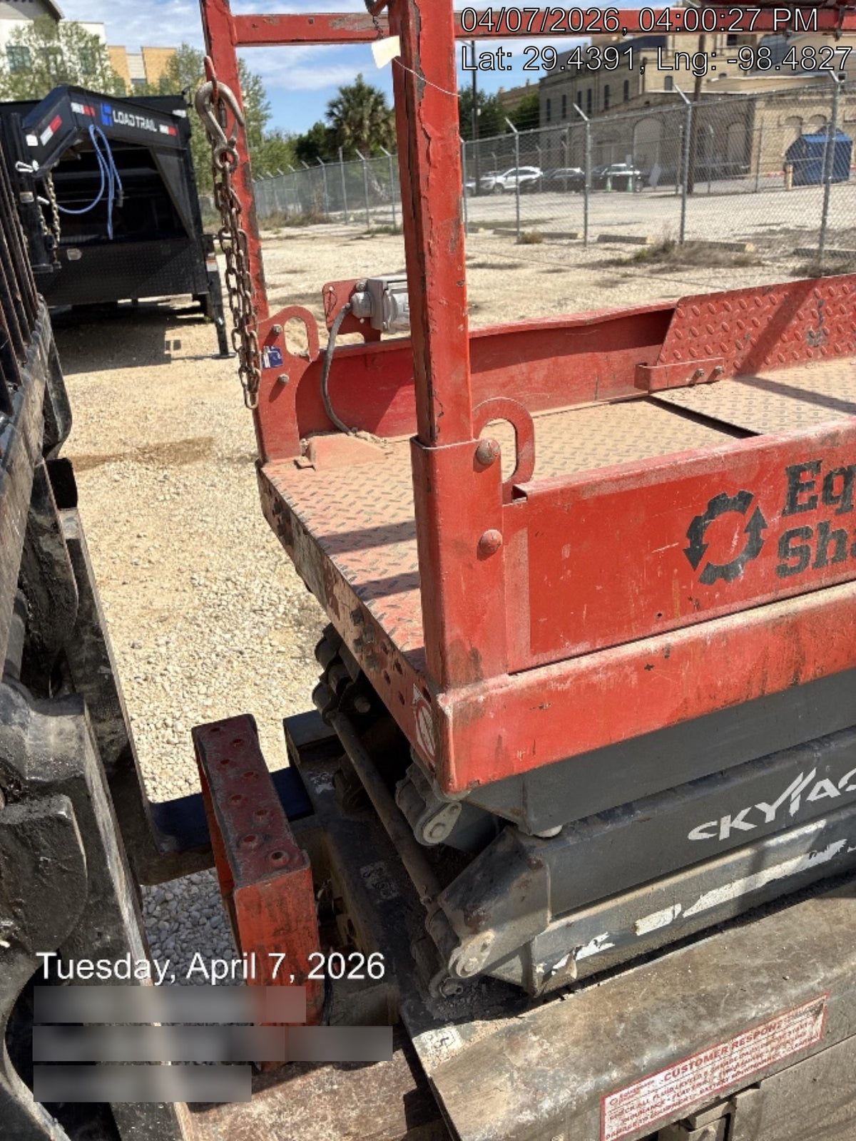 2019 Skyjack SJIII-3219 Standard Options