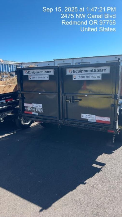 2025 TEXAS PRIDE TRAILERS DT714416KBP