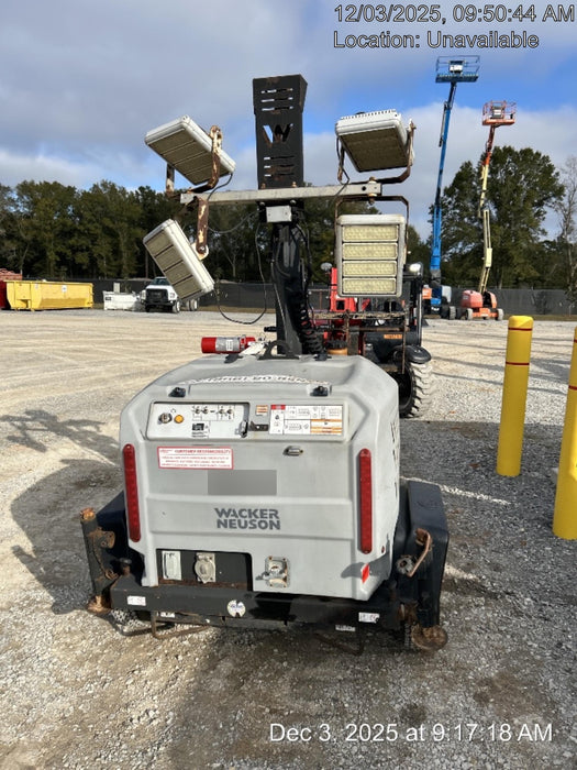 2019 Wacker Neuson LTV6K-LED LTV6K Light Tower, LED 300W, Telematics EQ SH Kubota